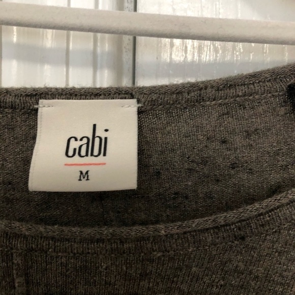 CAbi Oversized Sweater #3305 Mushroom Gray/Brown - Picture 2 of 8